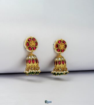 Thamarai Kundan Jhumkas